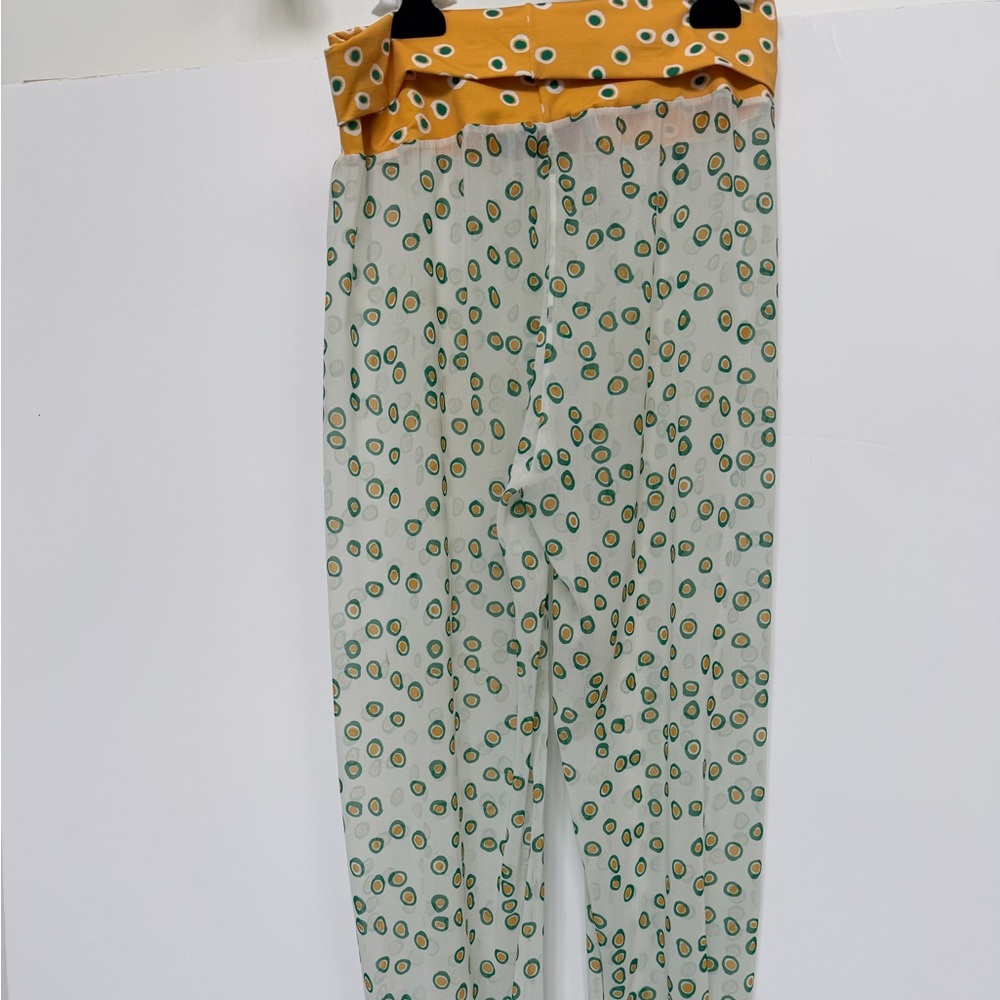 Silvia Tcherassi Odalisque sheer polka dot pants